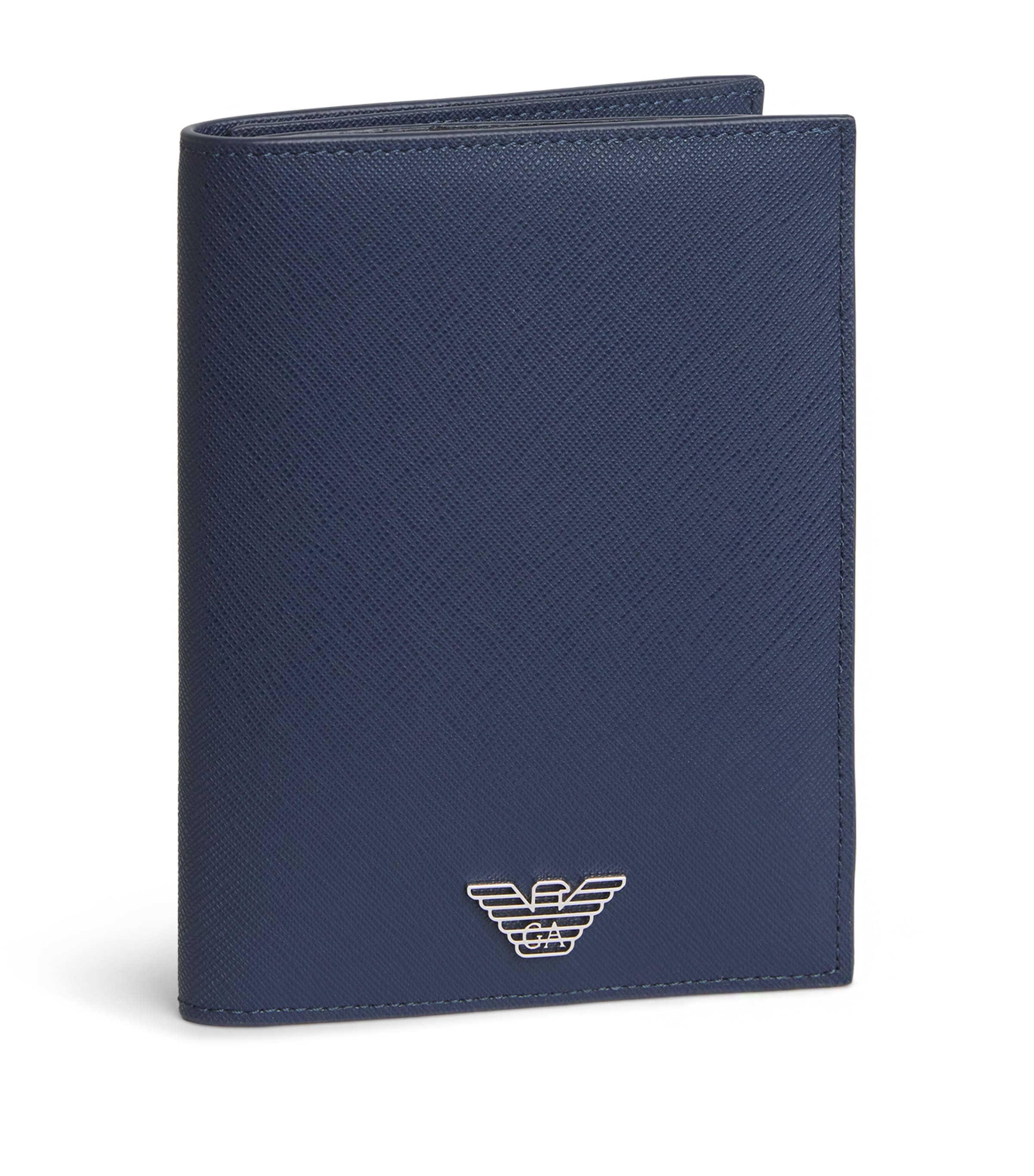 Emporio Armani leather passport holder - British product