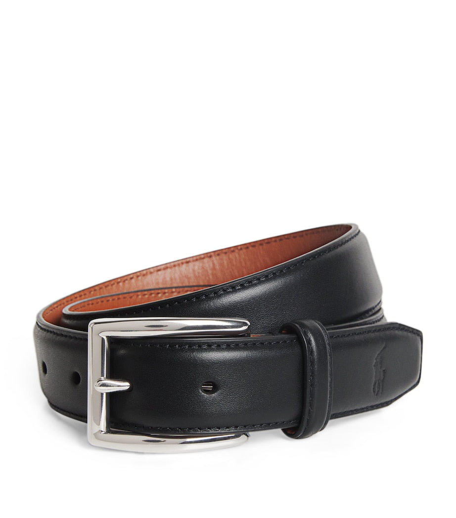 Ralph Lauren kids leather belt with silver buckle 3.5cm (British brand)