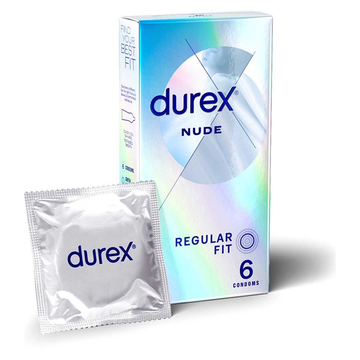 Durex Nude Regular Condoms - 6 Pack GOODS Boots   