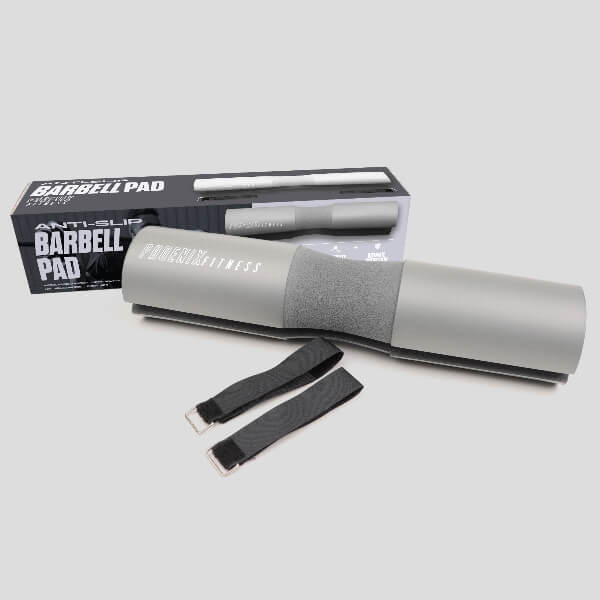 Phoenix Fitness barbell pad in grey, imported from the UK