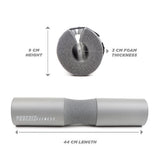 Phoenix Fitness barbell pad in grey, imported from the UK