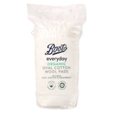 Boots Everyday Organic Oval Cotton Wool Pads 50 pads