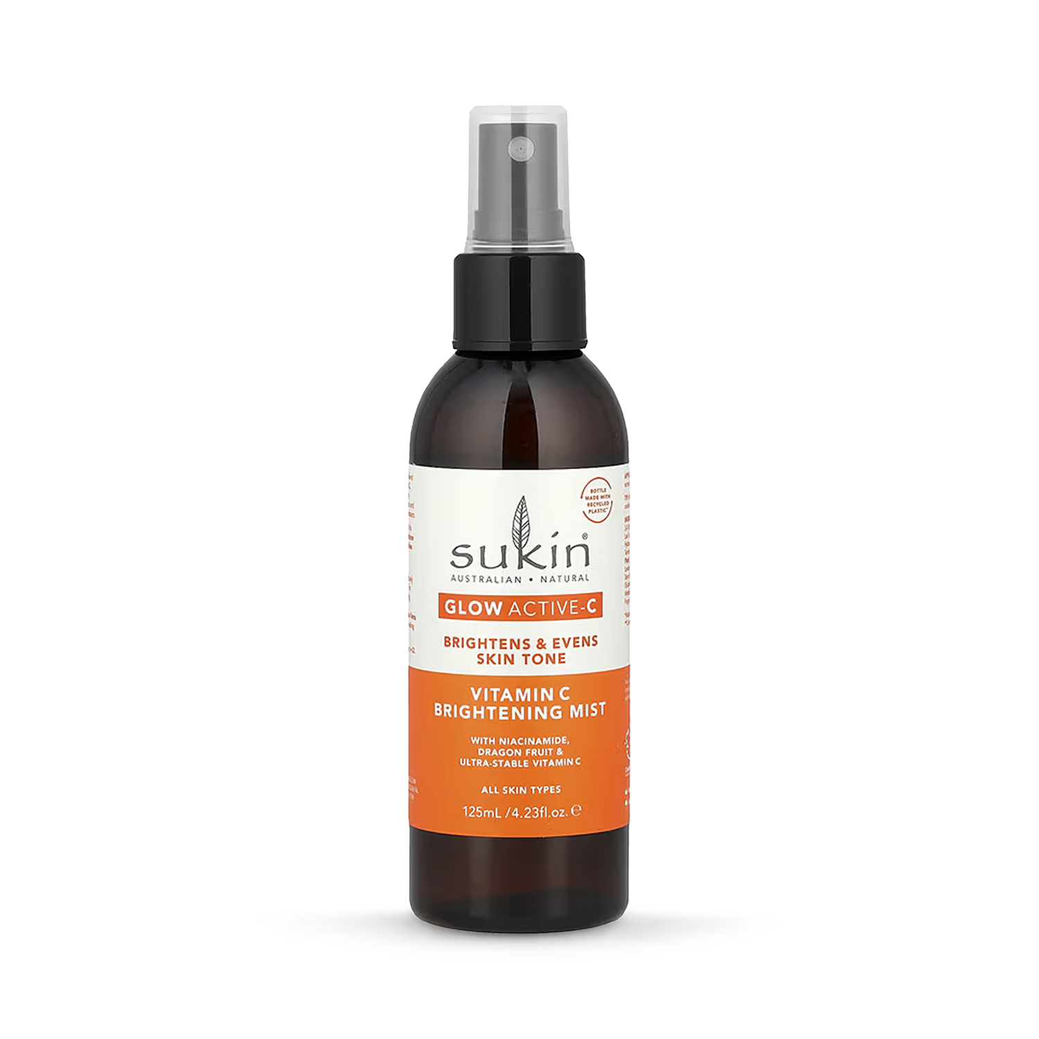 Sukin Glowactive-C Vitamin C Brightening Mist 125ml, imported from the UK