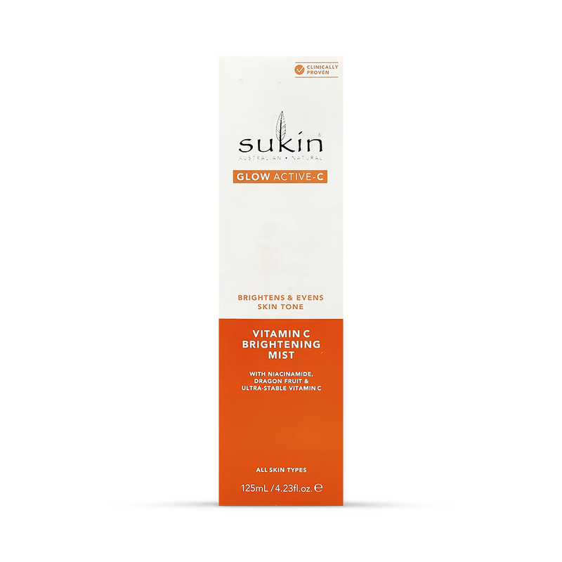 Sukin Glowactive-C Vitamin C Brightening Mist 125ml, imported from the UK