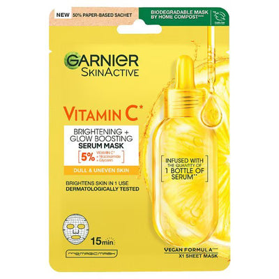 Garnier Vitamin C Brightening Glow Boosting Sheet Mask