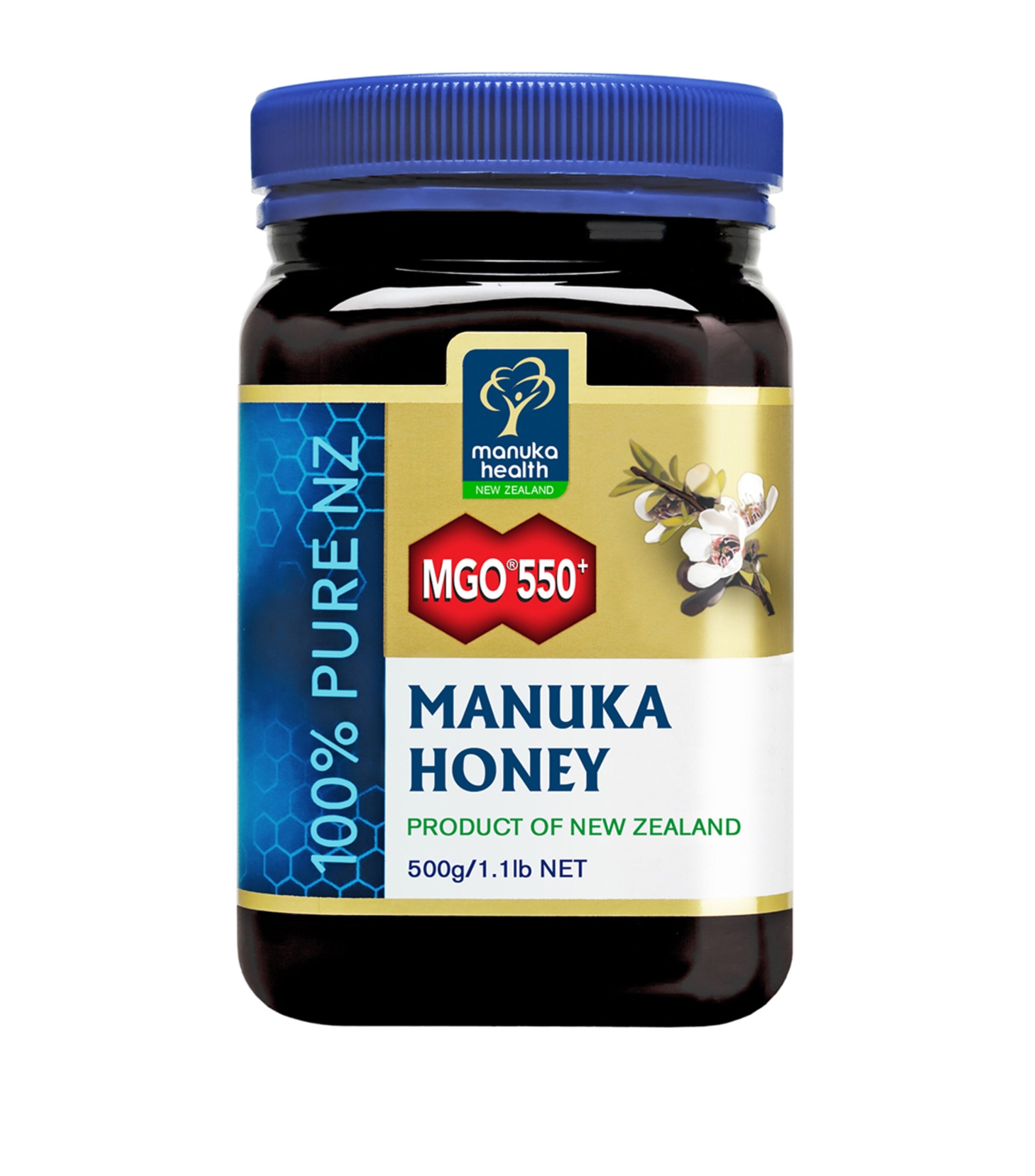 Manuka Health MGO 550+ Manuka Honey 500g, imported from the UK