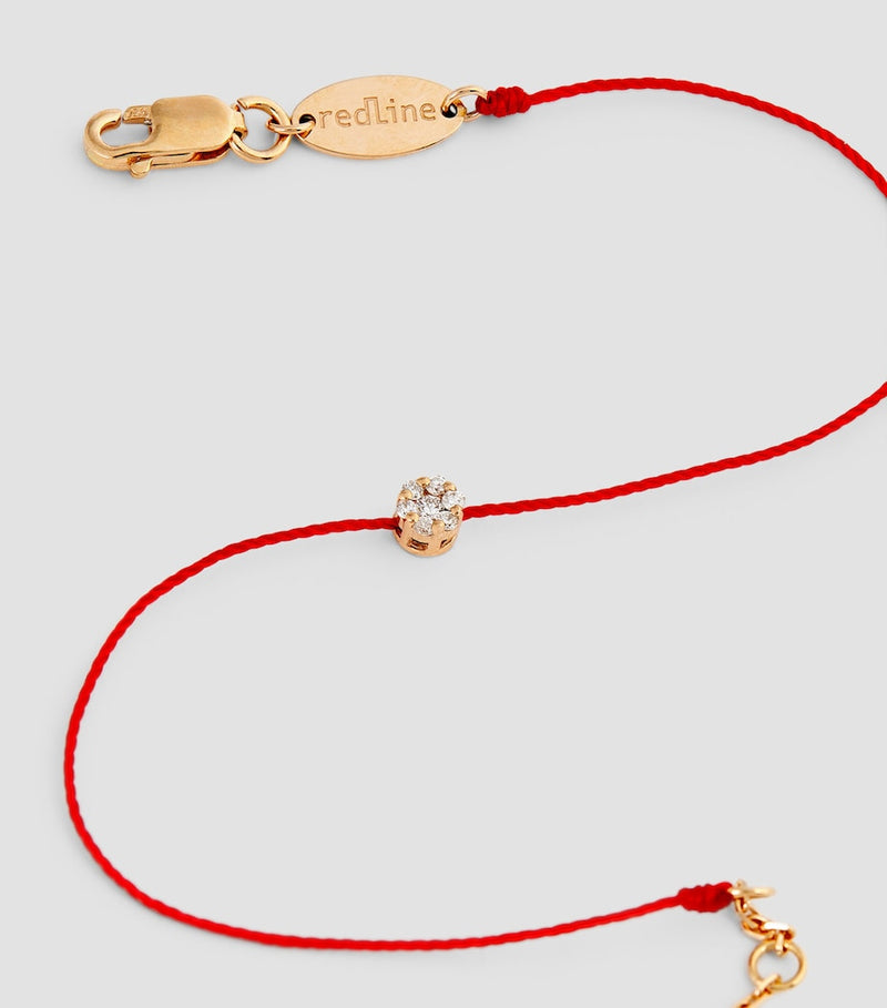 Redline rose gold diamond illusion bracelet (British brand)