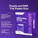 DR.DENT purple whitening strips 42 strips, UK version