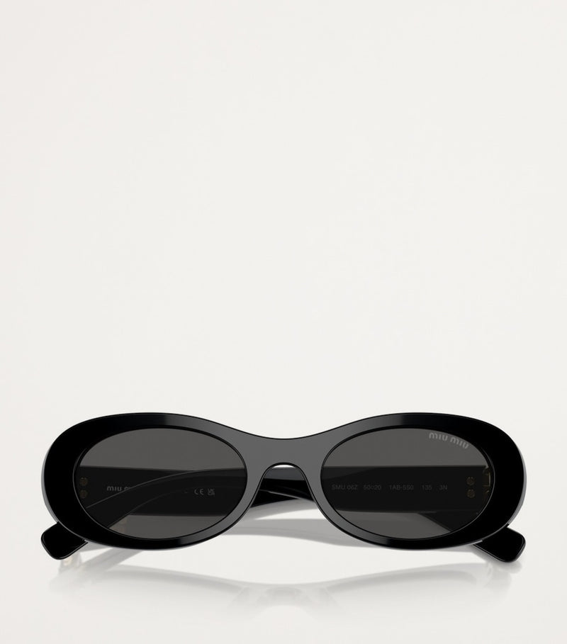 Miu Miu acetate oval sunglasses, UK version