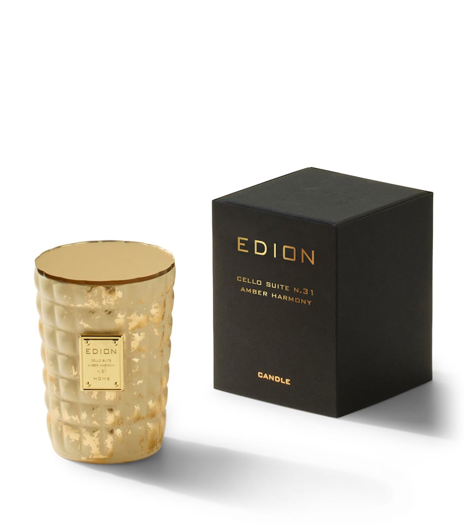 EDION No.31 Cello Suite Amber Harmony candle 300g - British product