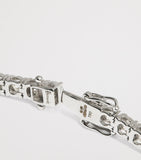 Harrods white gold diamond tennis bracelet 8.00ct, imported from the UK