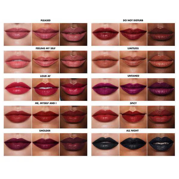 e.l.f. O Face Satin Lipstick Dirty Talk - British product