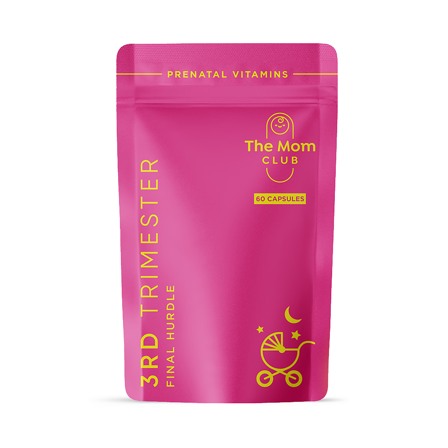 The Mom Club third trimester prenatal vitamins 60 capsules, imported from the UK