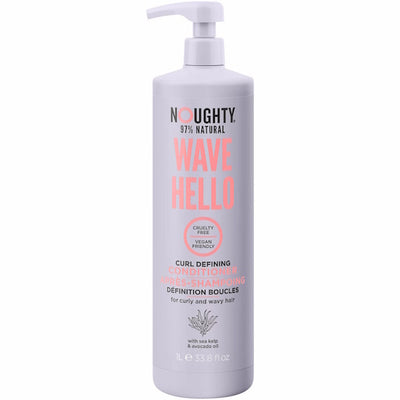 Superdrug Noughty Wave Hello Natural Hair Conditioner 1 Litre- Buy online at McGrocer