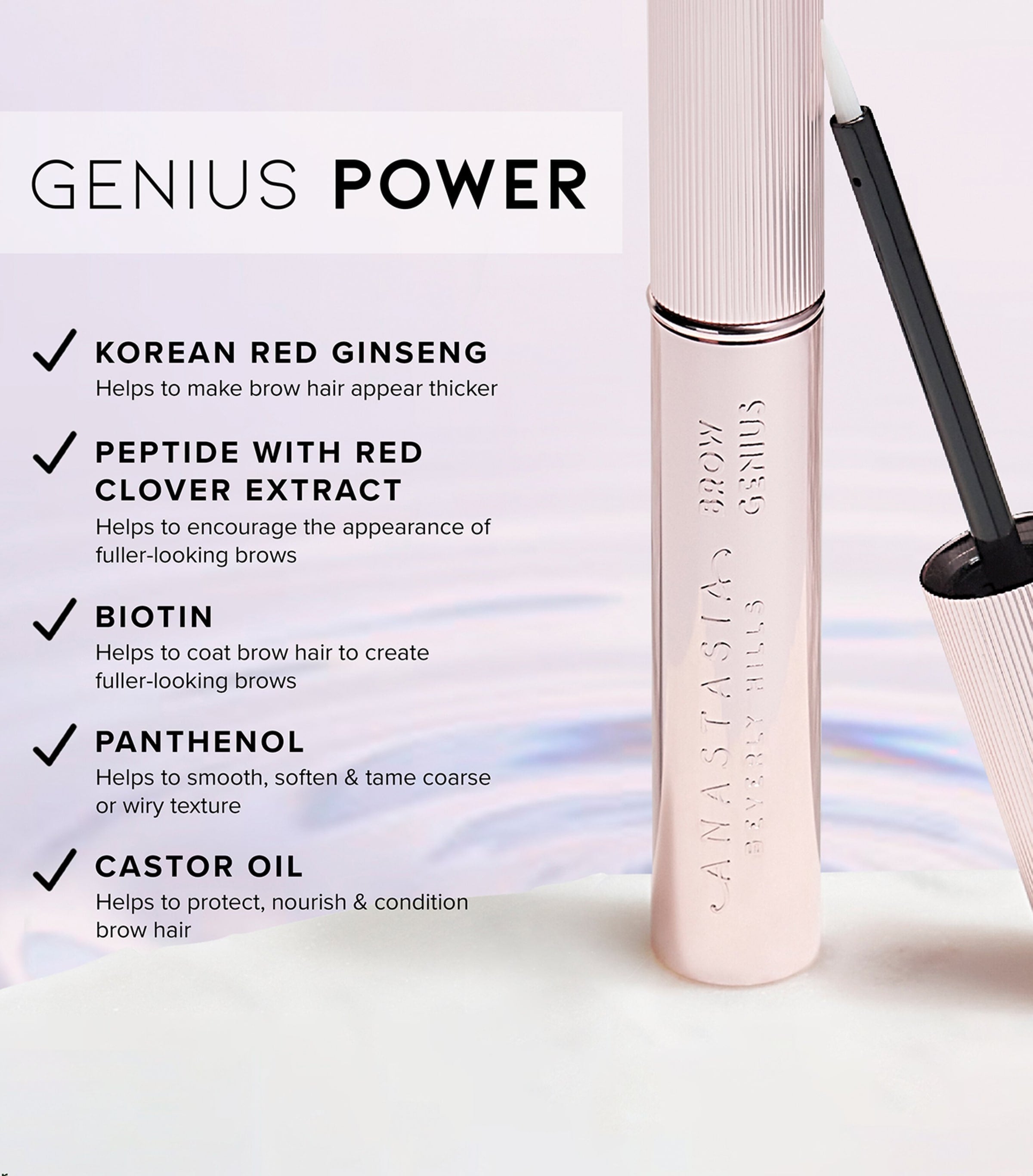 Anastasia Beverly Hills Brow Genius brow serum 3.5ml, imported from the UK
