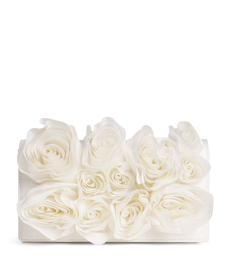 Christian Louboutin Bettina Floral-Taffeta clutch bag, UK version