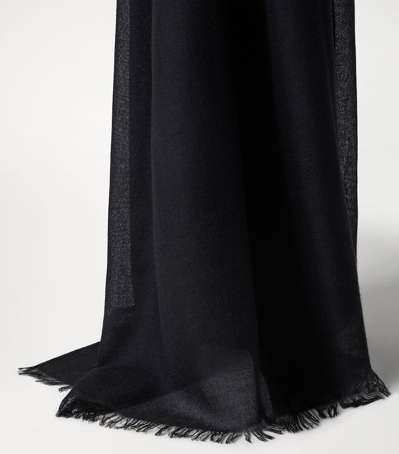 Brunello Cucinelli cashmere-silk scarf 200cm x 100cm - British product
