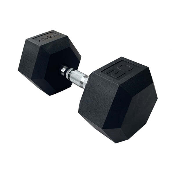 HXGN hex dumbbells pair 2x20kg, imported from the UK