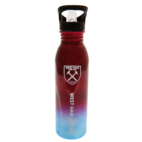 West Ham United FC Metallic Water Bottle GOODS Superdrug   