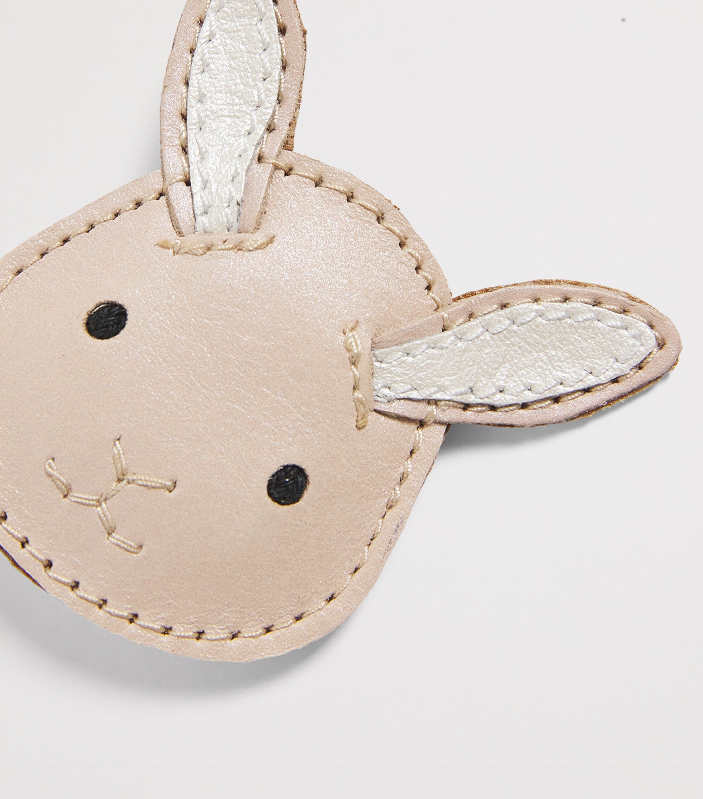 Donsje leather bunny hair clip - British product