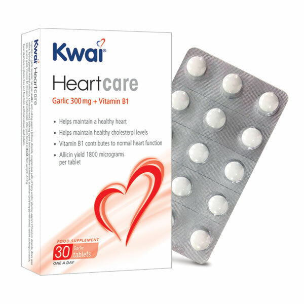 Kwai Heartcare Garlic Vitamin B1 30 Tablets GOODS Superdrug   