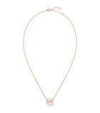 Chaumet pendant necklace rose gold diamond mother-of-pearl, imported from the UK