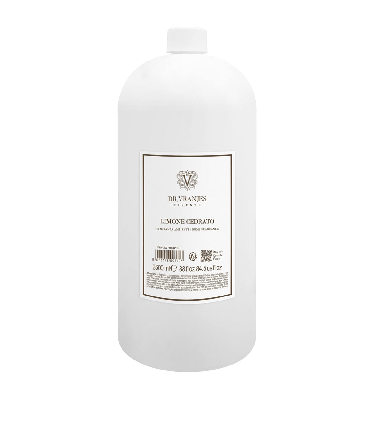 Dr Vranjes Firenze Limone Cedrato fragrance diffuser refill 2.5L - British product