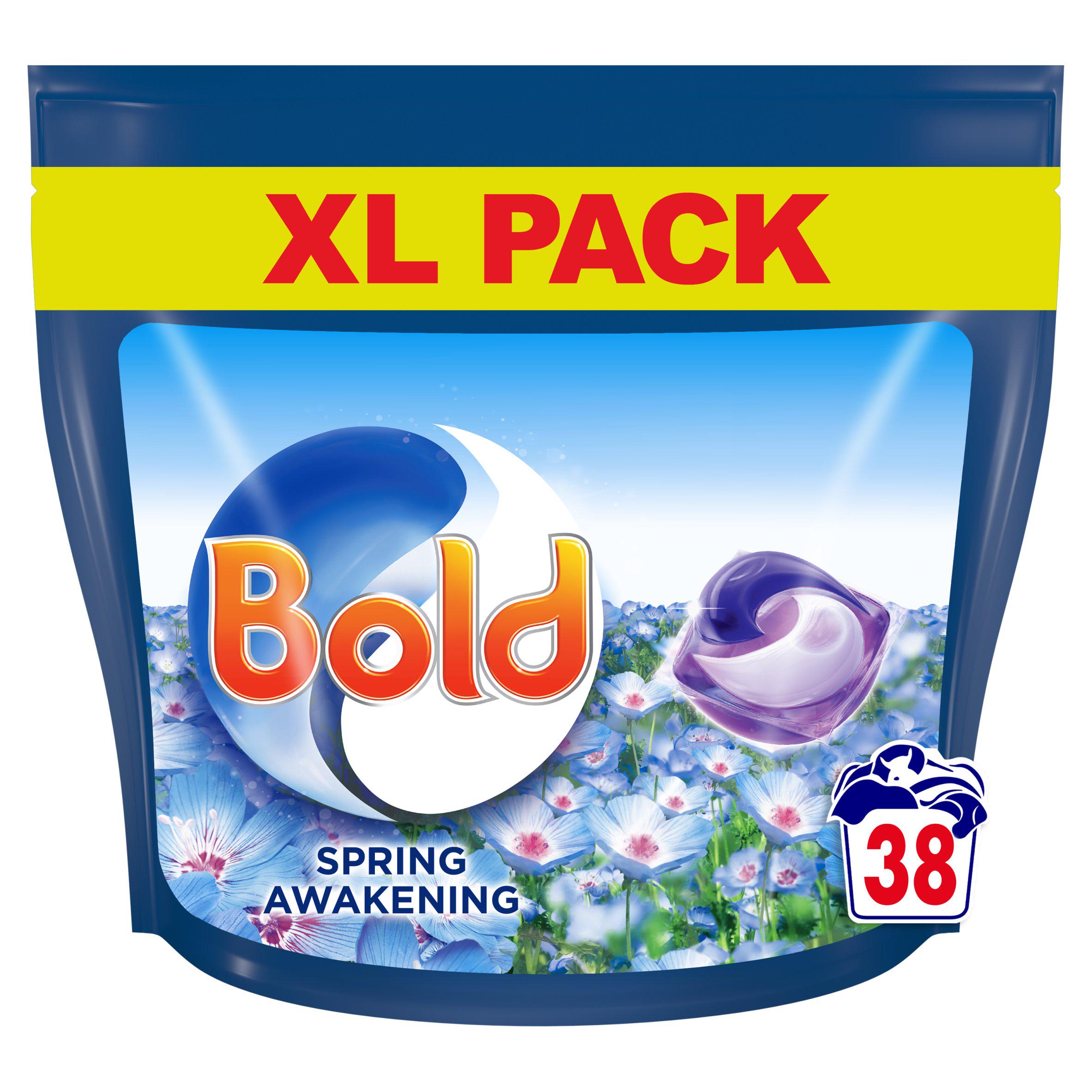 Bold All In 1 Pods Spring Awakening Washing Liquid Capsules 38 Washes GOODS Sainsburys   