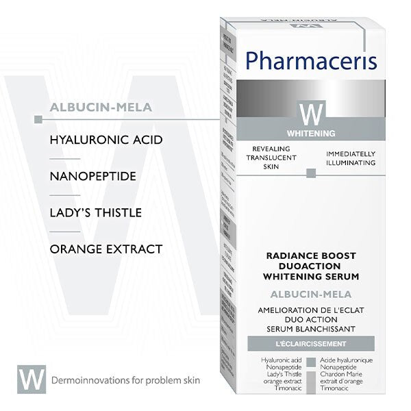 Pharmaceris W Albucin Mela Radiance Boosting Serum GOODS Superdrug   