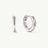 MUCHV sterling silver tiny huggie hoop earrings 8mm, UK version