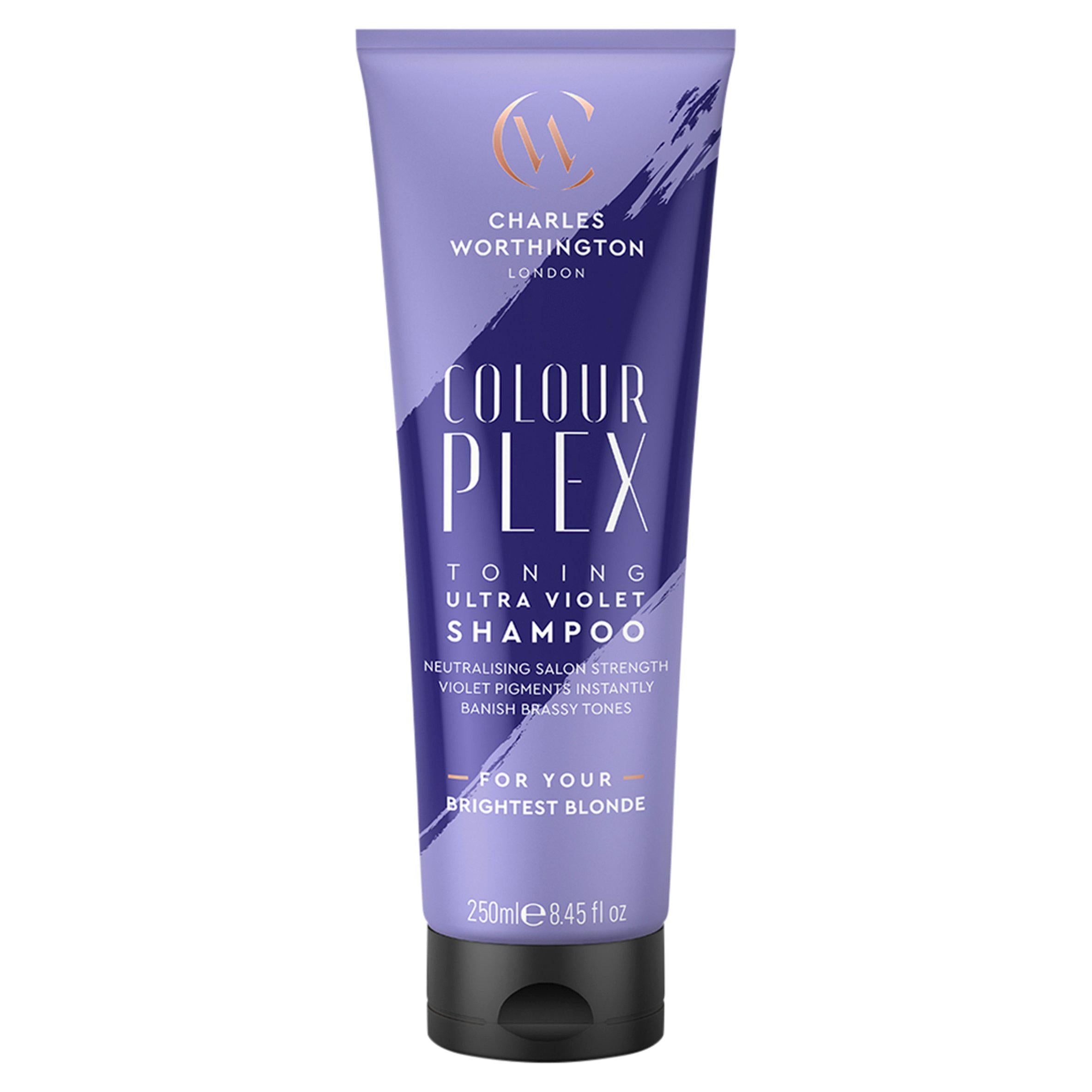 Charles Worthington Colour Plex Toning Ultra Violet Shampoo 250ml shampoo & conditioners Sainsburys   