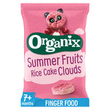 Organix Summer Fruits Rice Cake Clouds Organic Baby Snacks 7 months+ 40g GOODS Sainsburys   