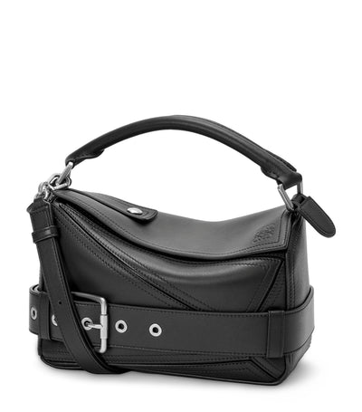 Harrods LOEWE Small Leather Puzzle Biker Top-Handle Bag- Buy online at McGrocer