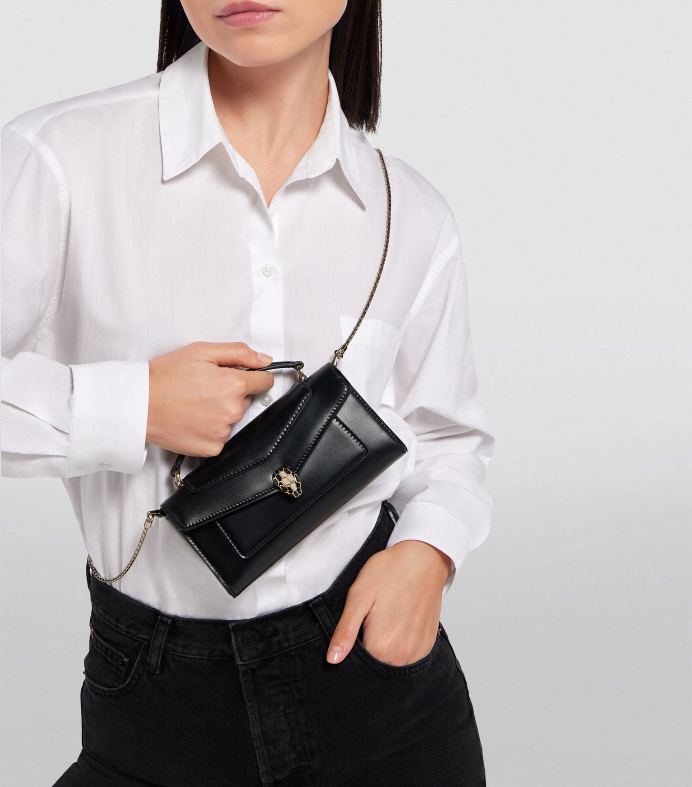 Bvlgari Serpenti Forever cross-body phone bag - British product