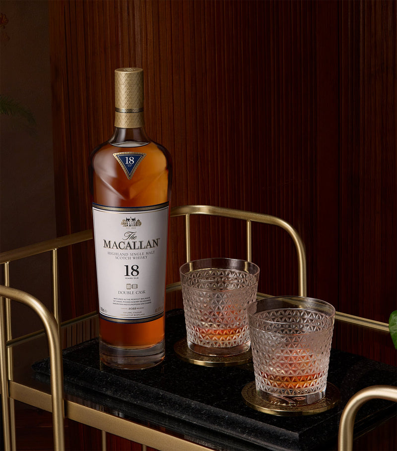Macallan 18-year-old double cask single malt whisky 70cl (British brand)
