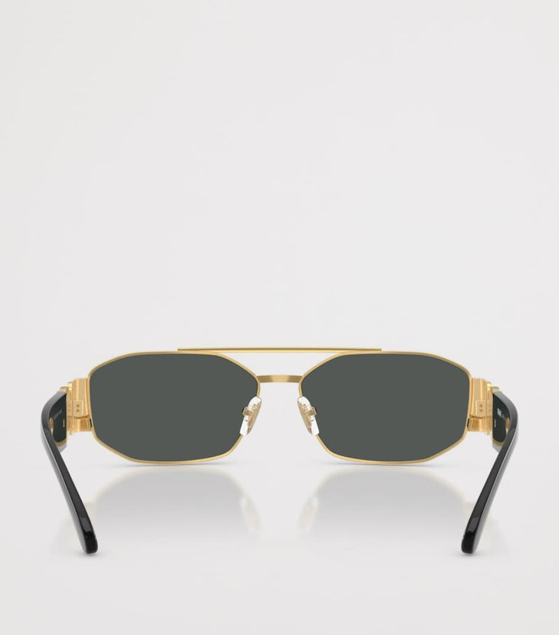 Versace VE2287 rectangular metal sunglasses - British product