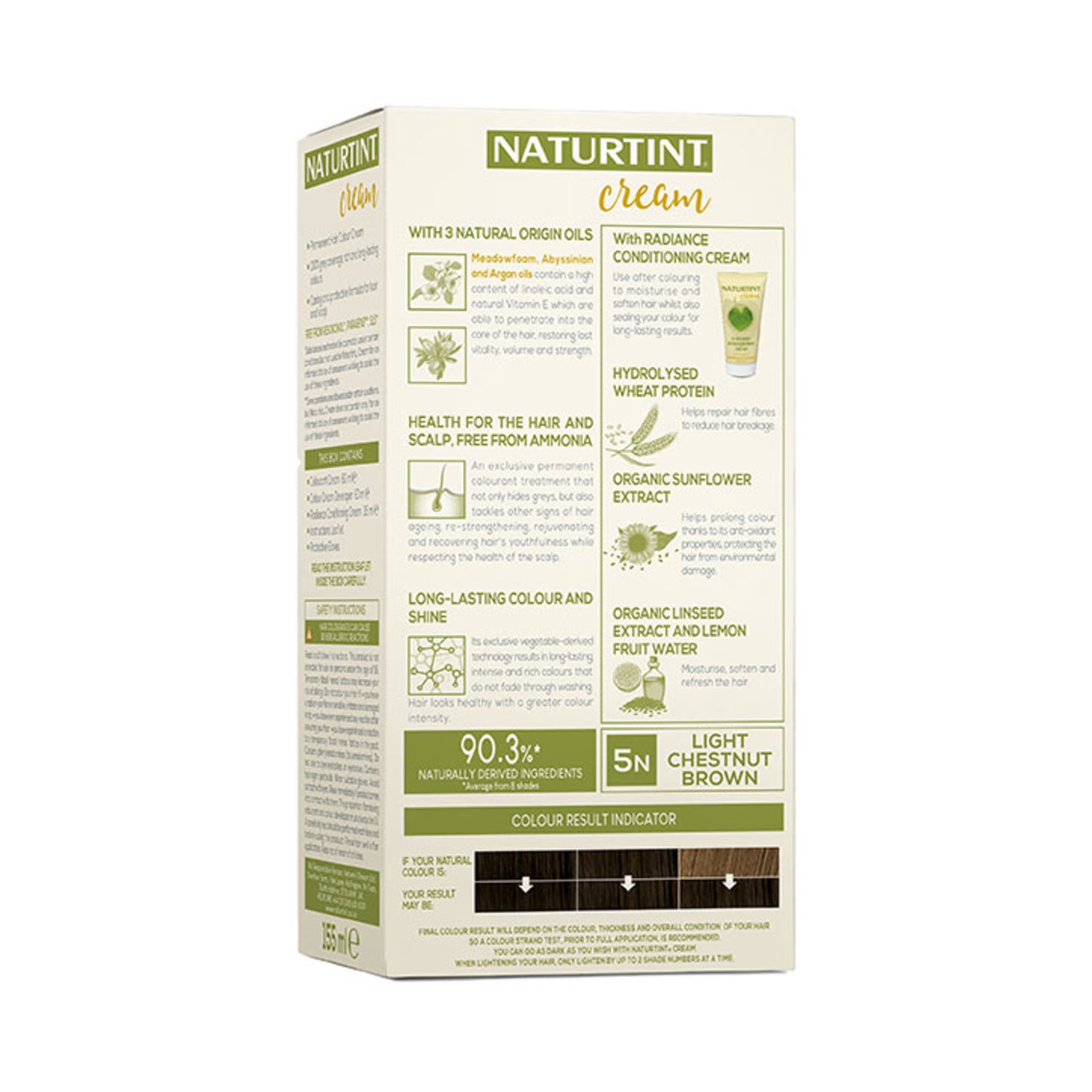 Naturtint 5N Light Chestnut Brown hair colour, imported from the UK