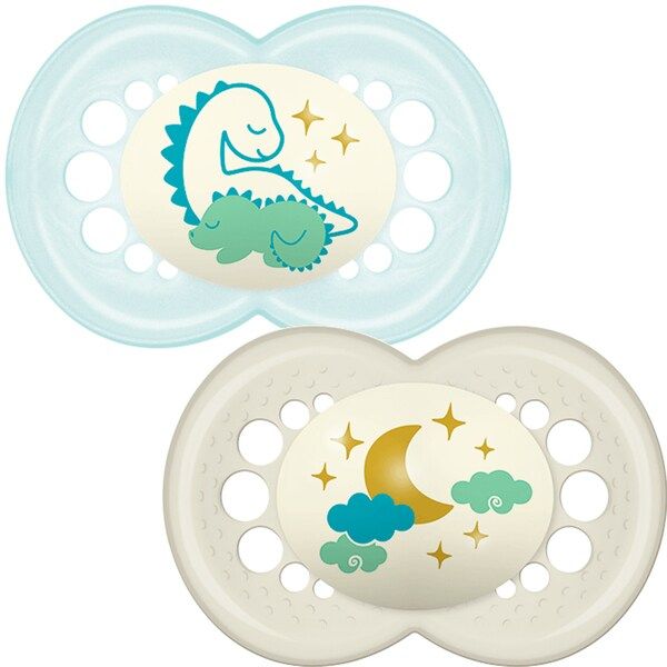 Mam Night 12+M Soother - Boy GOODS Superdrug   