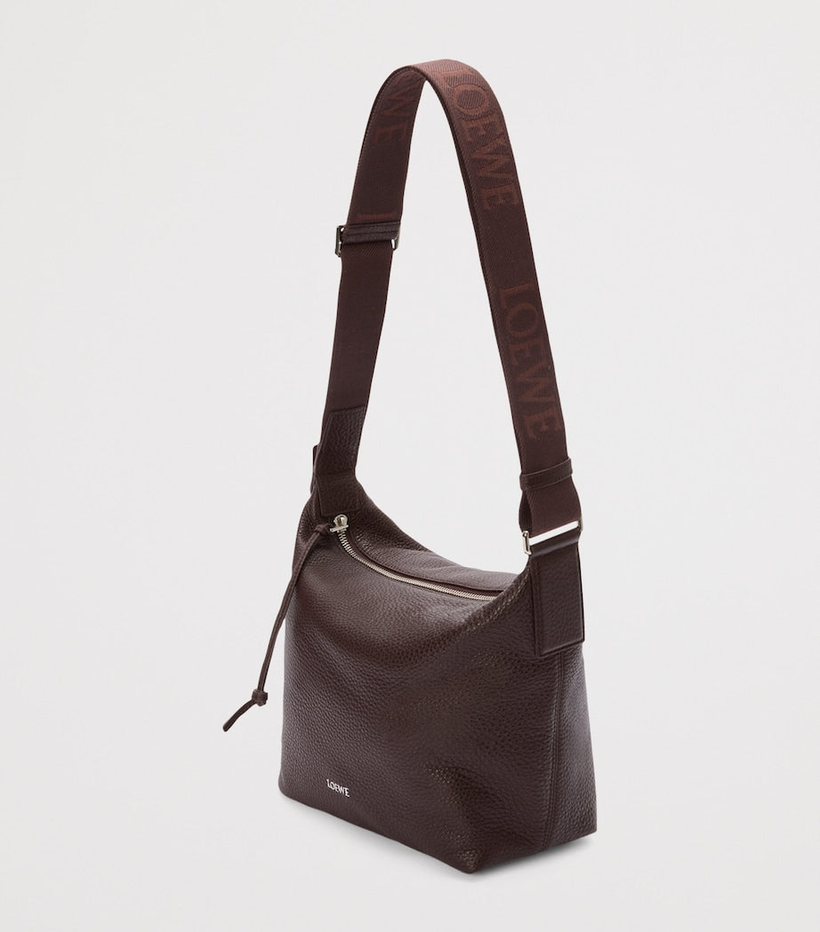 LOEWE Cubi cross-body bag in grained calf leather (British brand)