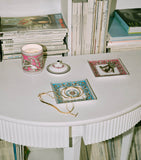 Wedgwood Florentine Fuchsia square tray 14cm (British brand)