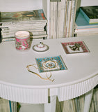 Wedgwood Florentine Fuchsia square tray 14cm (British brand)