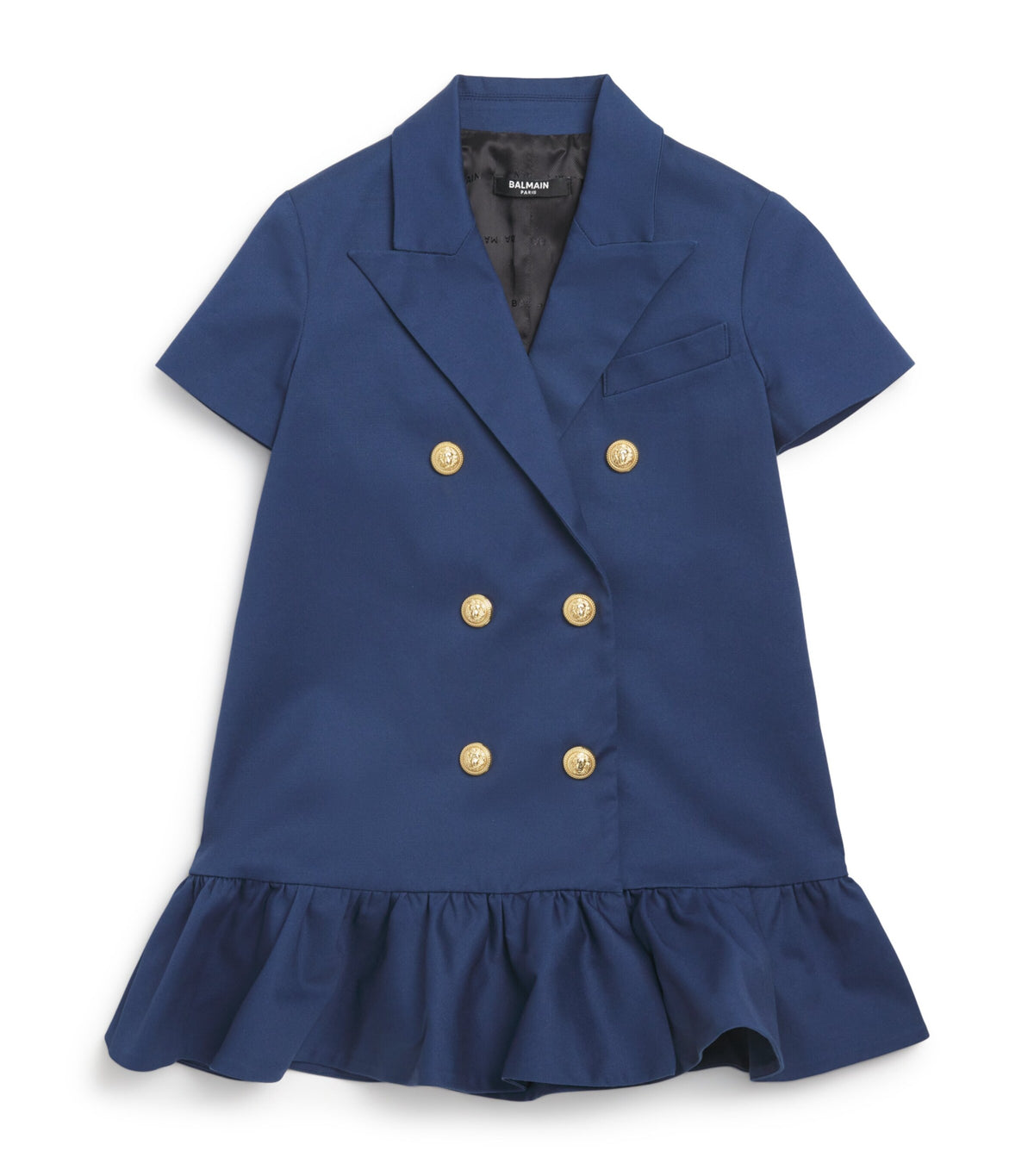 Balmain Kids Stretch-Cotton Tailored Dress 4-14 Years - British product