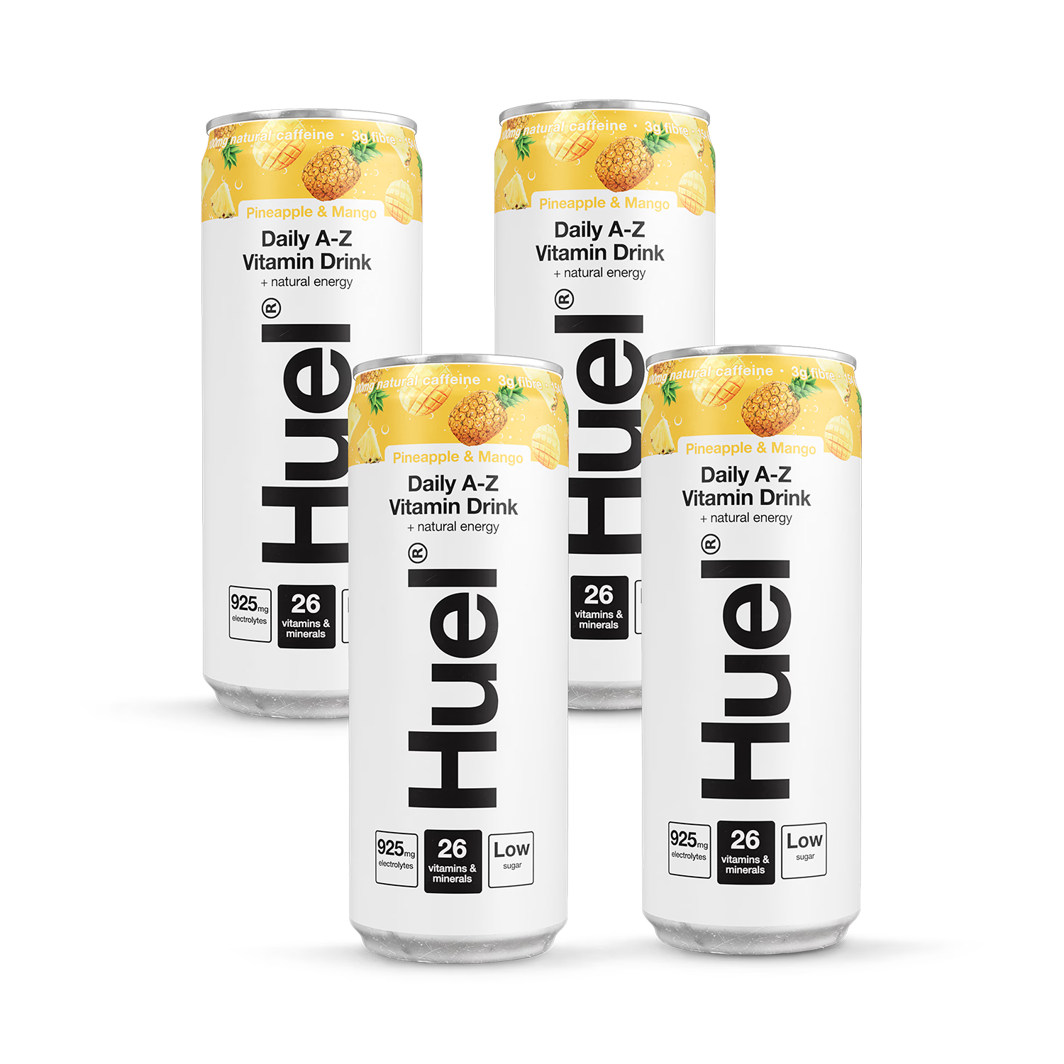 Huel Daily A-Z vitamin drink pineapple mango 4 pack 330ml - British product