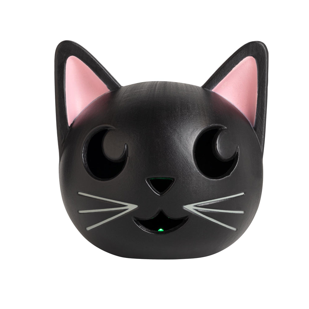 Sainsbury's Home Cat Light Up Pumpkin Black