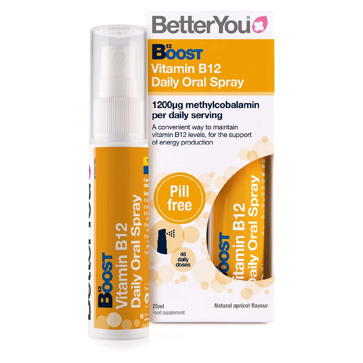 BetterYou Boost Daily Vitamin B12 Oral Spray - 25ml Vitamins, Minerals & Supplements Boots   