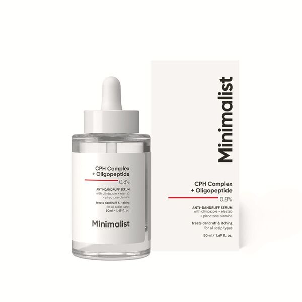 Minimalist anti dandruff serum 50ml bottle (British brand)
