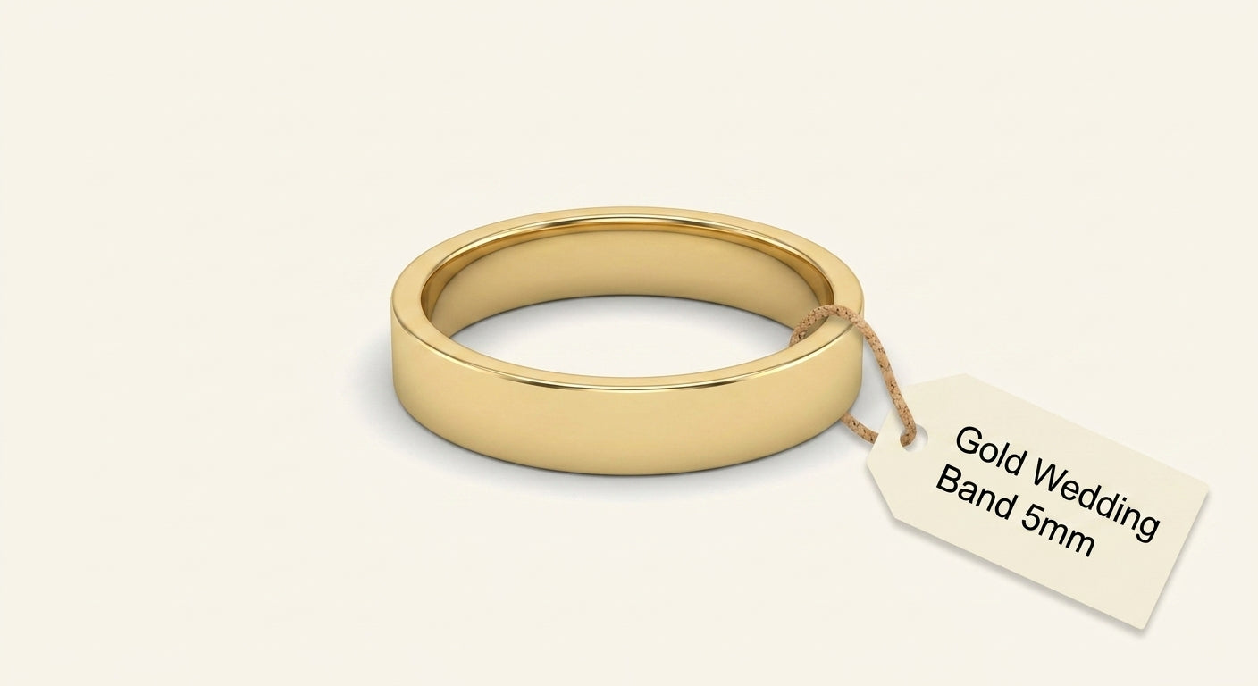 Cartier C de Cartier 18ct yellow-gold wedding ring 5mm, UK version