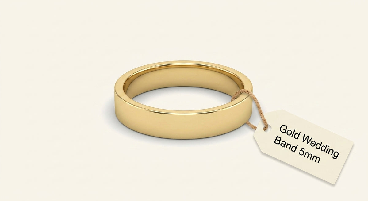 Cartier C de Cartier 18ct yellow-gold wedding ring 5mm, UK version