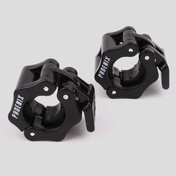 Phoenix Fitness barbell clamp 1 inch orange - British product