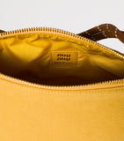Miu Miu cotton gabardine logo pouch 14cm x 18.5cm - British product
